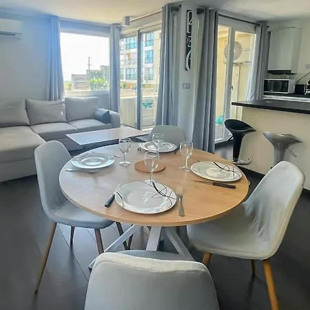 Close Sea - Terrace With Sea View Ac And Parking - Benakey * 戛纳